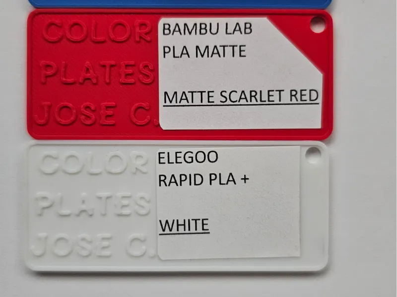 Filament Swatches