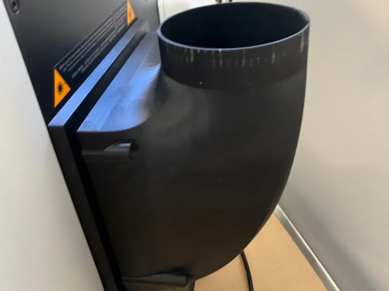 H2D Exhaust to 90mm PVC Tubing