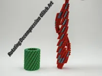 一体打印 无需支撑 结合各种类似模型优化缝隙 外观  多色版