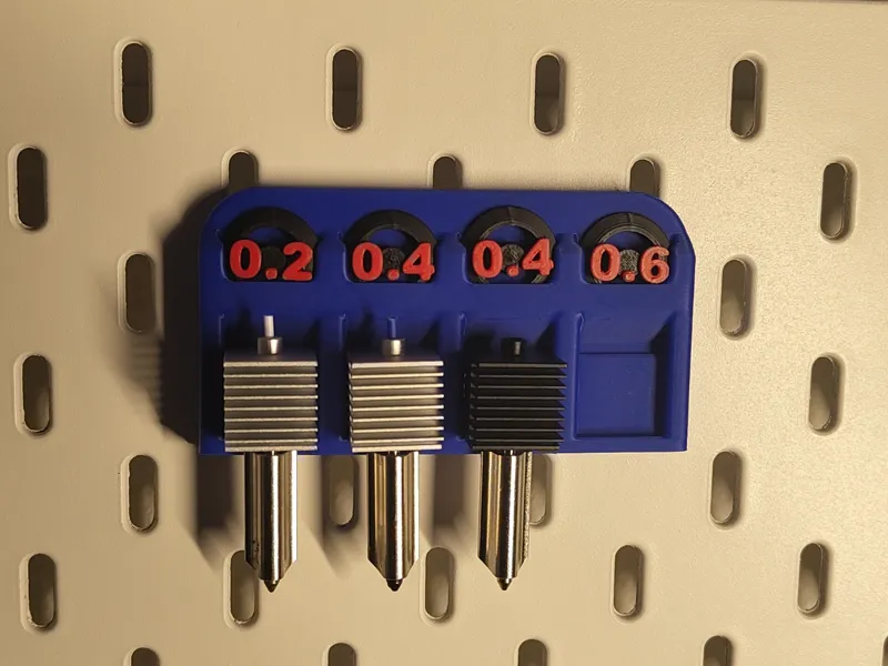 Magnetischer Nozzlehalter A-Serie, Ikea Skadis