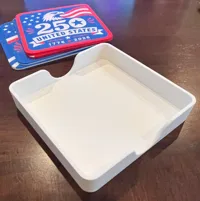 Set de sous-verres patriotiques USA 250 ans avec plateau — photo 6