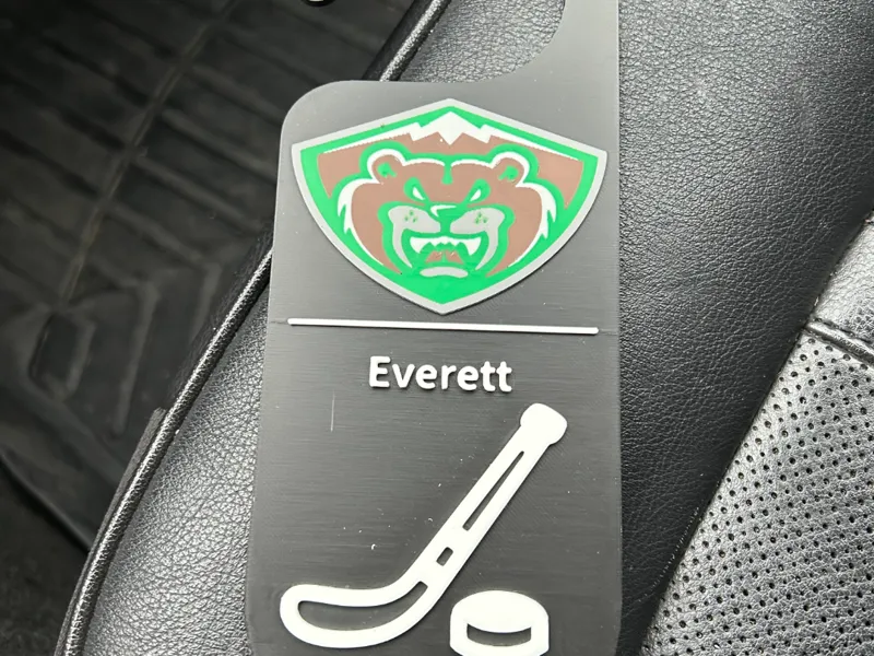 Everett Silvertips Door Hanger