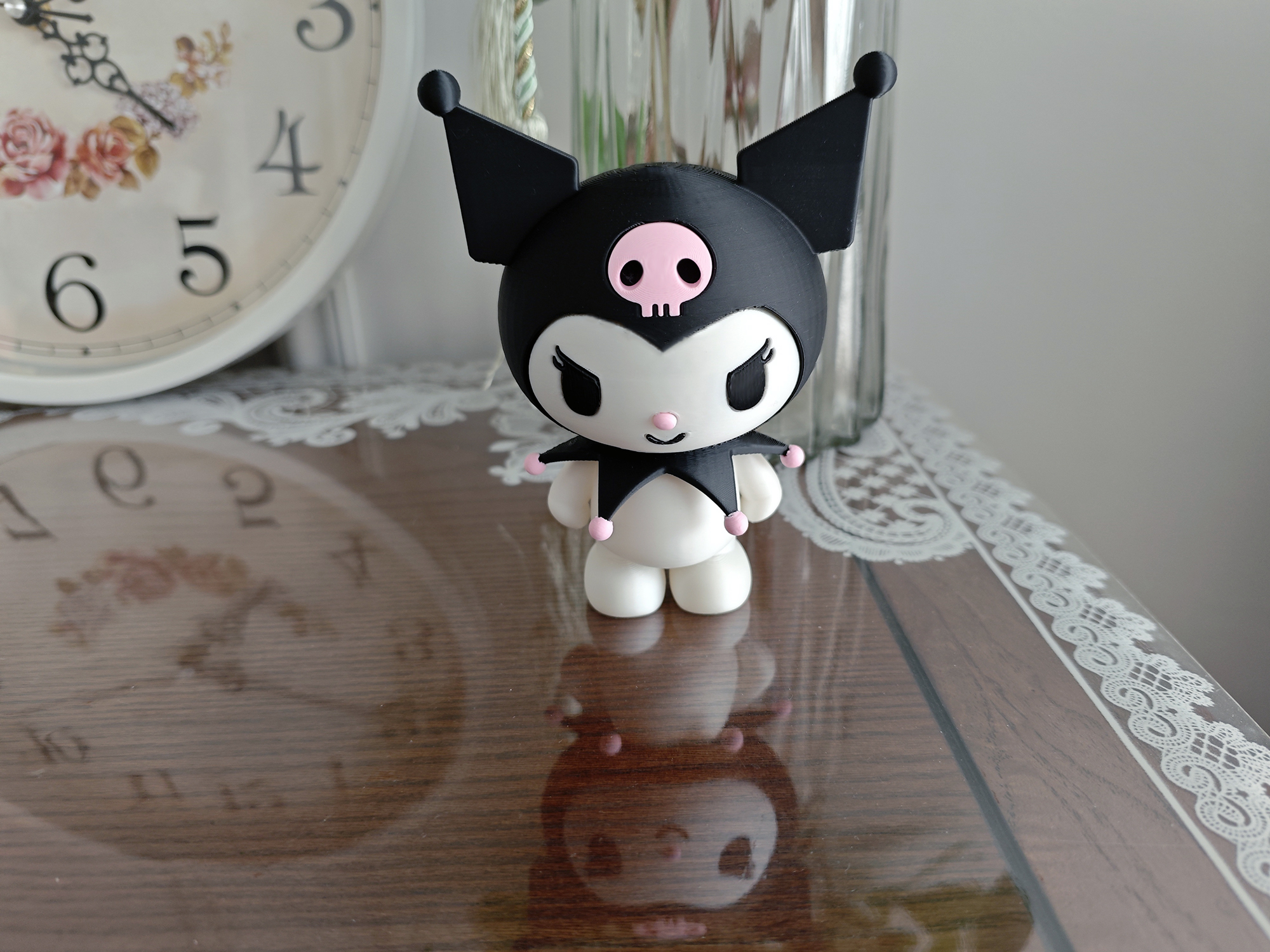 Miniatura 3 do modelo 3D 酷洛米 Kuromi 三丽鸥库洛米手办模型 无需AMS多色 已分件 精美摆件 