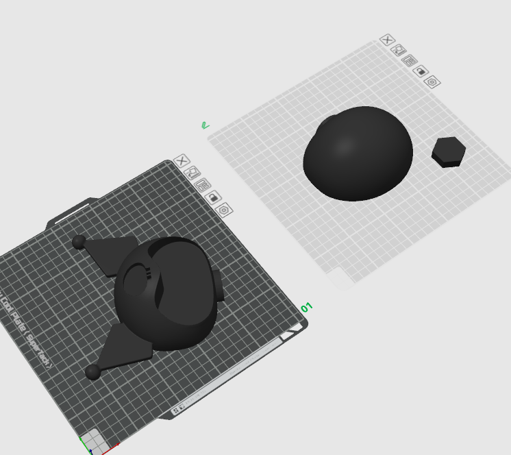 Miniatura 5 do modelo 3D 酷洛米 Kuromi 三丽鸥库洛米手办模型 无需AMS多色 已分件 精美摆件 