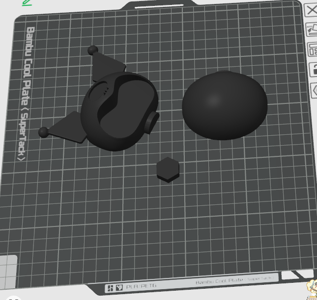 Miniatura 8 do modelo 3D 酷洛米 Kuromi 三丽鸥库洛米手办模型 无需AMS多色 已分件 精美摆件 