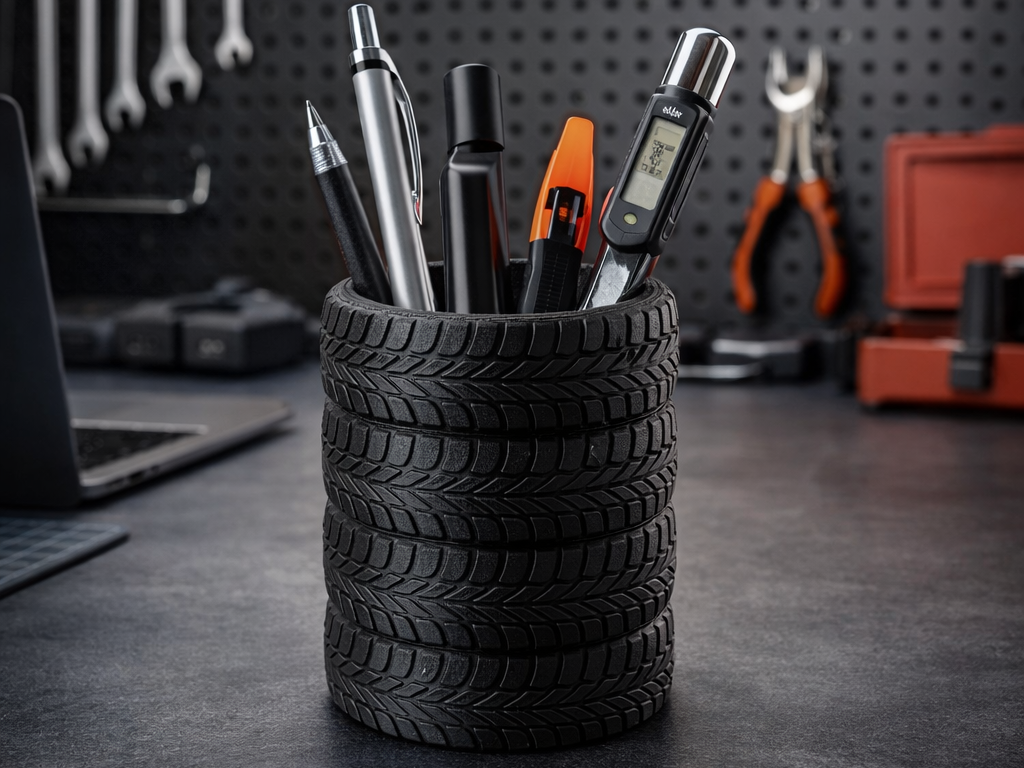 Pen Holder - Tires