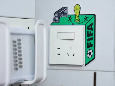 86 type switch socket panel visual 3D decorative cover