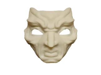 Mysterious Stranger Mask- Anger 