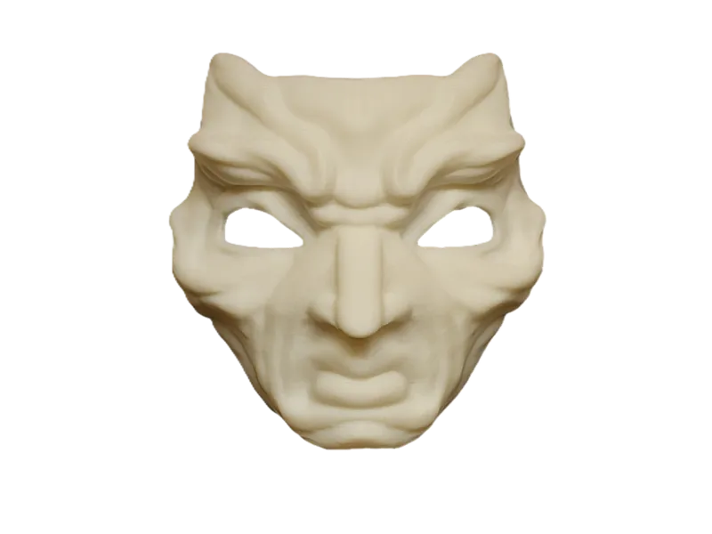 Mysterious Stranger Mask- Anger 