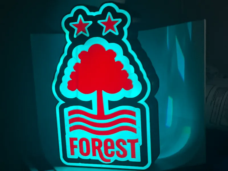 NOTTINGHAM FOREST LIGHT BOX 
