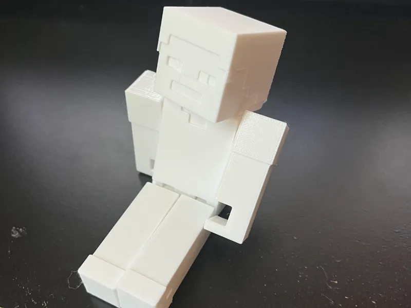Articulated Minecraft Steve with Items 1:16 scale