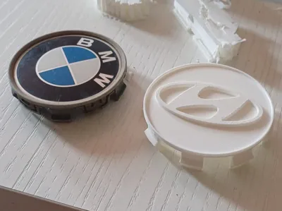 BMW e49 wheel cover with Hyundai logo