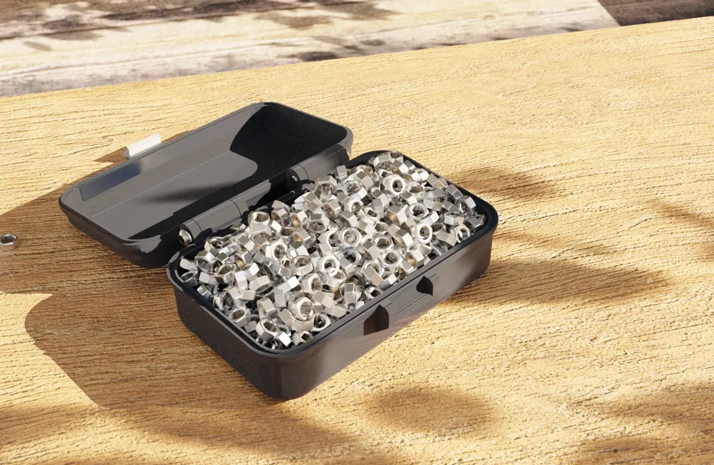 Parametric box with latch - Free 3D Print Model - MakerWorld