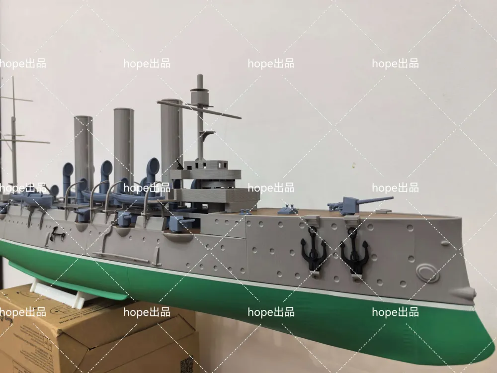 Modelo para impresión 3D: 144比例阿芙乐尔号. Referencia del modelo original.
