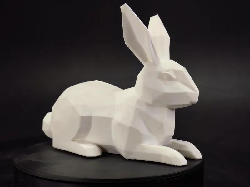 Low Poly Easter Bunny! Kids love to paint it !