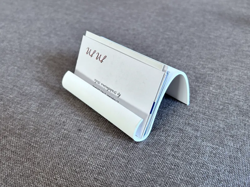 Simple Business Card Holder - Easy Print