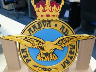 Royal Air Force plaque