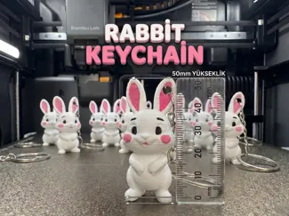 Rabbit Figür/Keychain