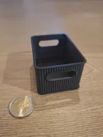 Tiny version, DIN A8 (74*52mm), 40mm hight, stackable