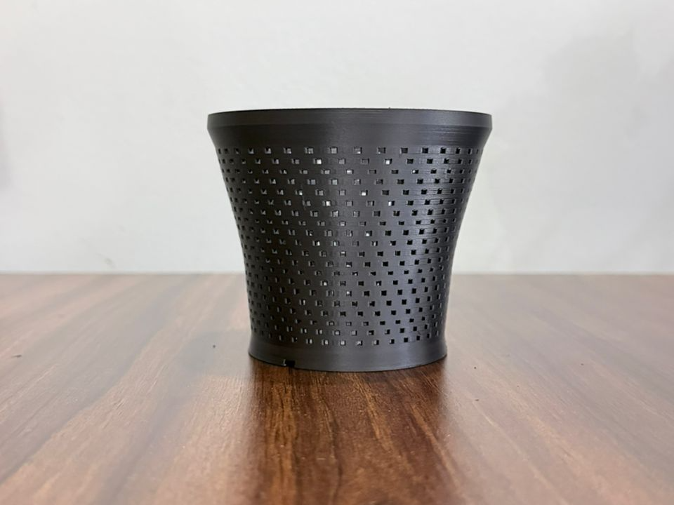 High-Airflow Knurled Planter