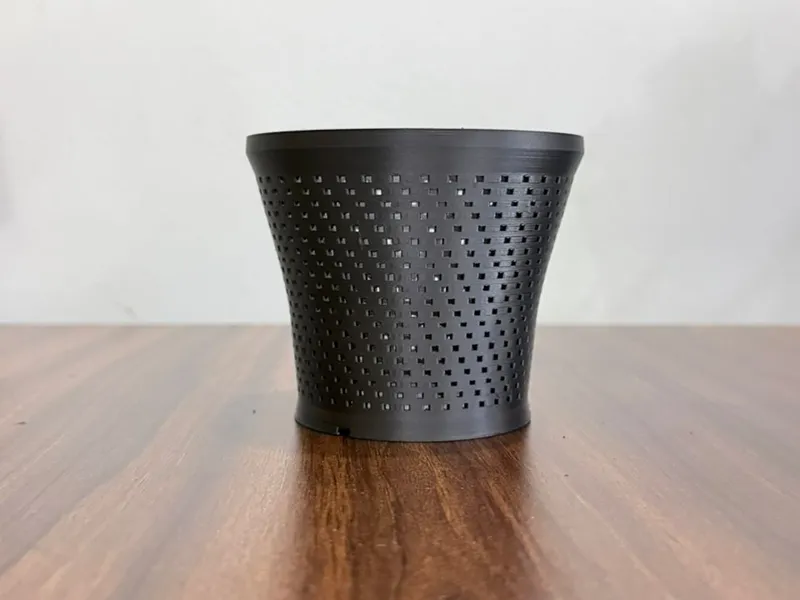 High-Airflow Knurled Planter