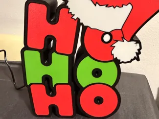 HO HO HO Light box, Ideal for Christmas