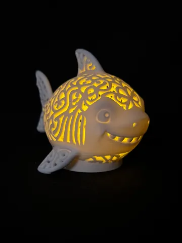 Modelo para impresión 3D: Lumorna Lichtmoment | Der Hai — vista de referencia 2