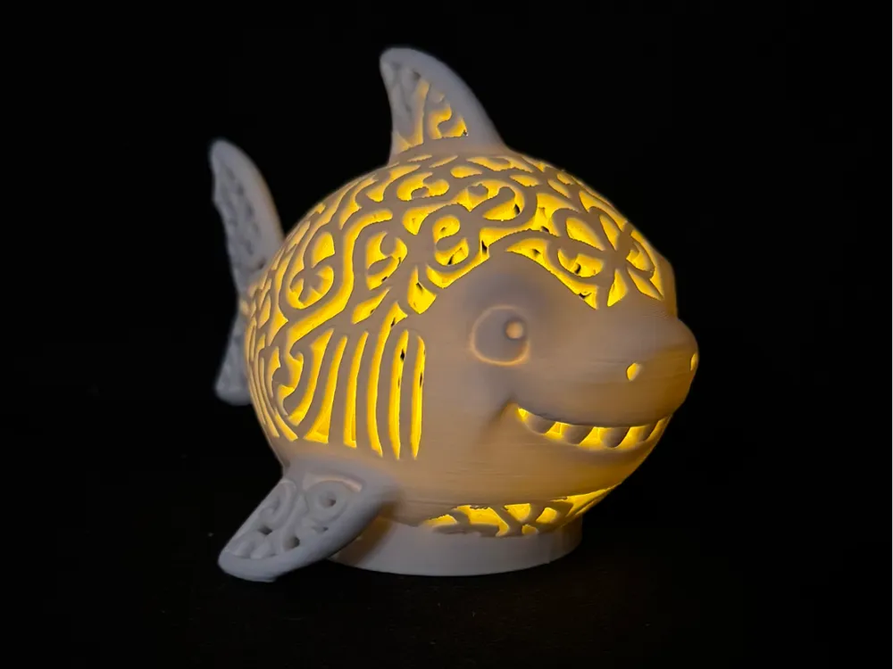 Modelo para impresión 3D: Lumorna Lichtmoment | Der Hai. Referencia del modelo original.