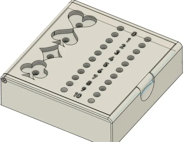 2 Euchre Storage boxes