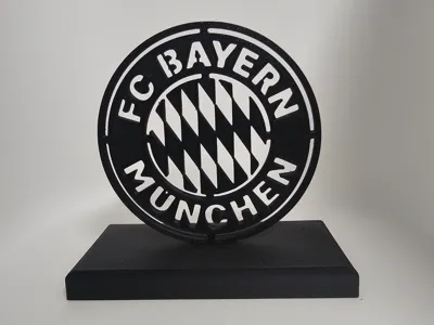 FC Bayern München Logo Stand
