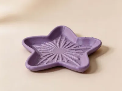 Textured Star Storage Tray