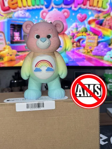 Modelo para impresión 3D: Fanart Regenbogen - Bärchen - NoAMS Version — vista de referencia 2