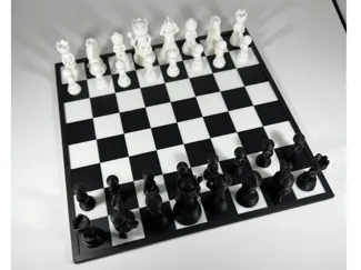 Set Scacchi Stilizzato 3D – 3D White Character