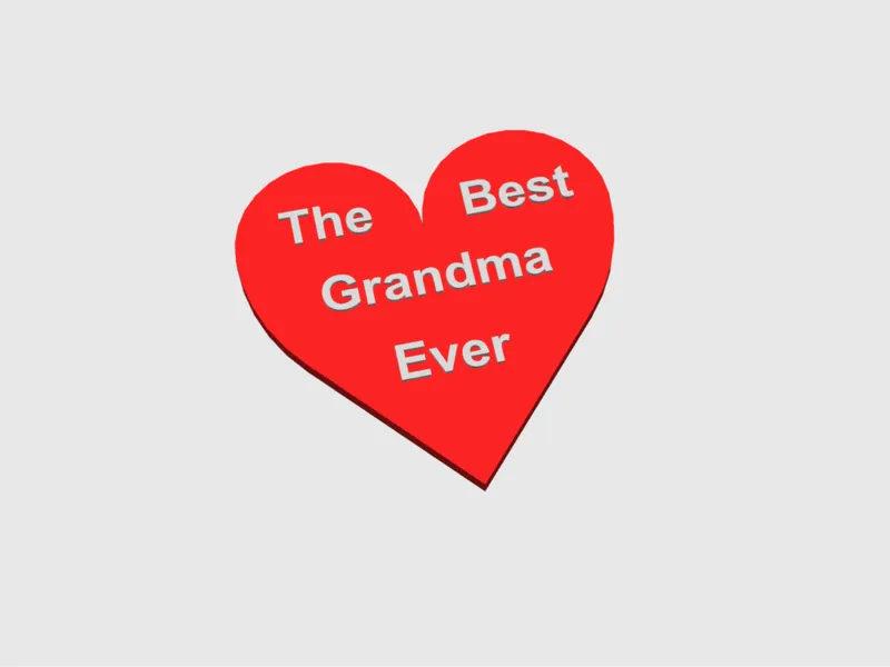 Grandparent's Day Heart CUSTOMIZE