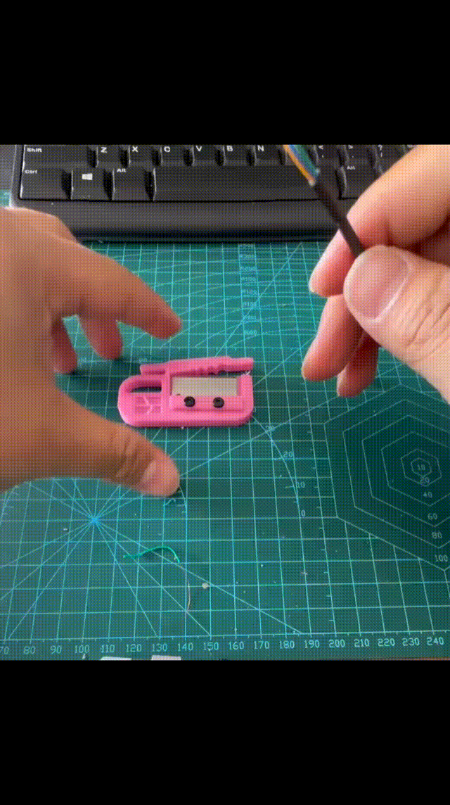 剥线 剪线  使用拓竹原装刀片