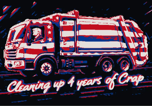 Trump cleaning up four years of crap