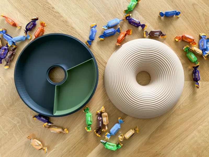 Donut-Snackbowl mit Deckel