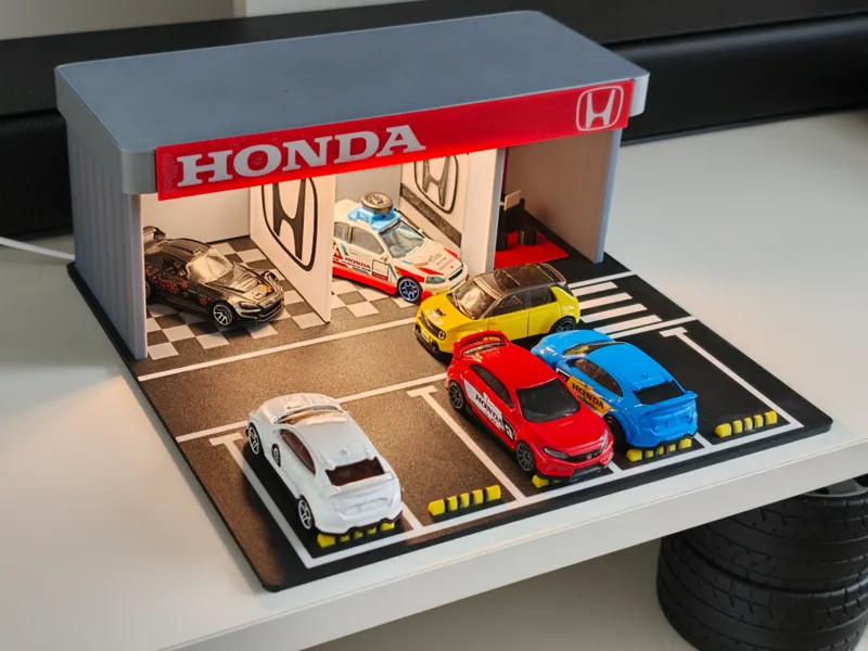 Honda Showroom Garage Display – 1:64 Scale