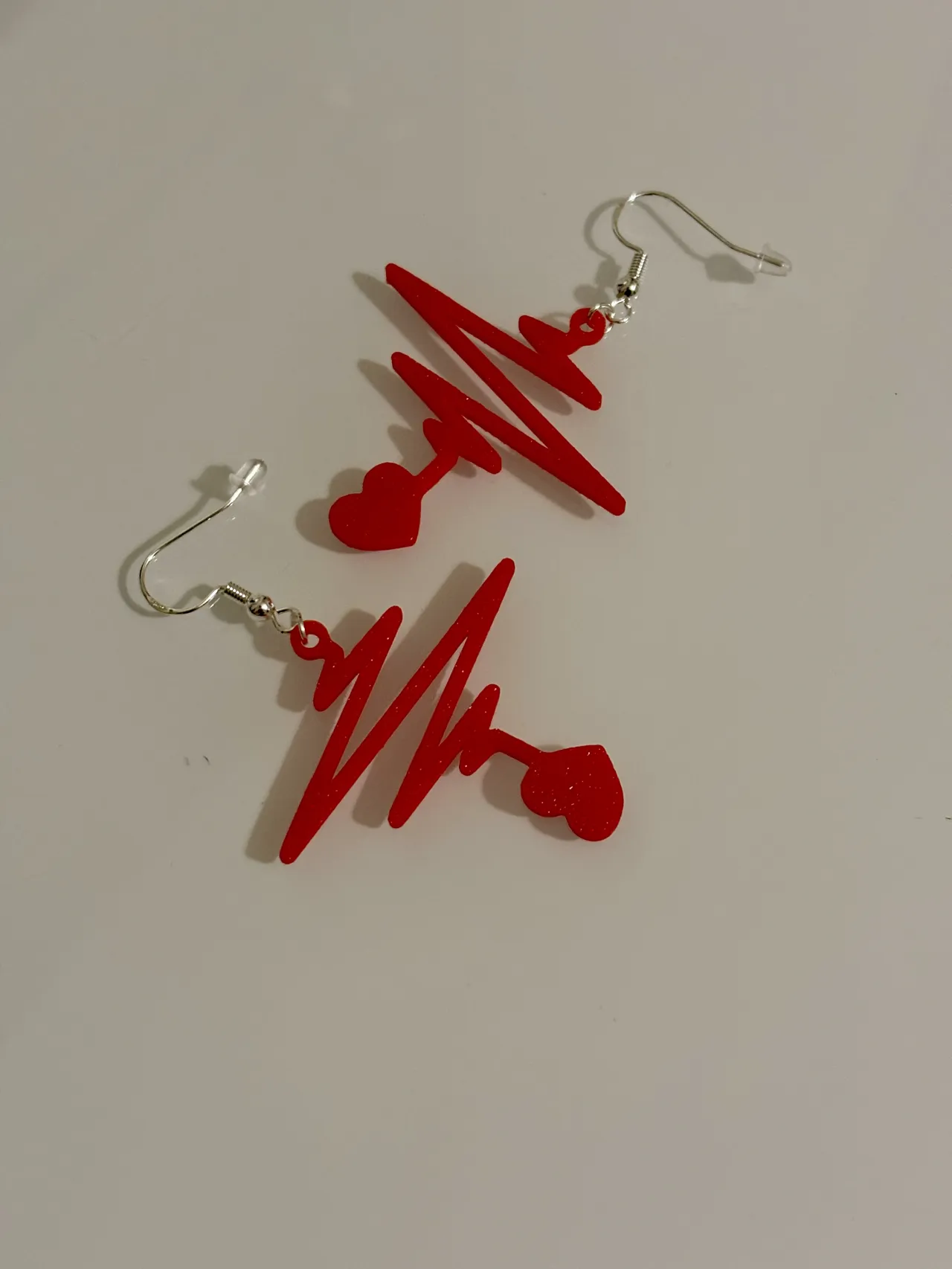 Heart Earrings ECG view 2