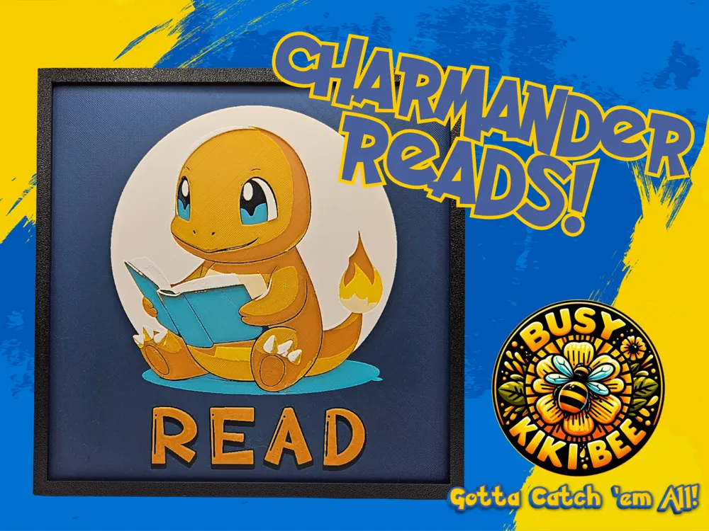 Charmander Reads - Pokemon Reads Collection