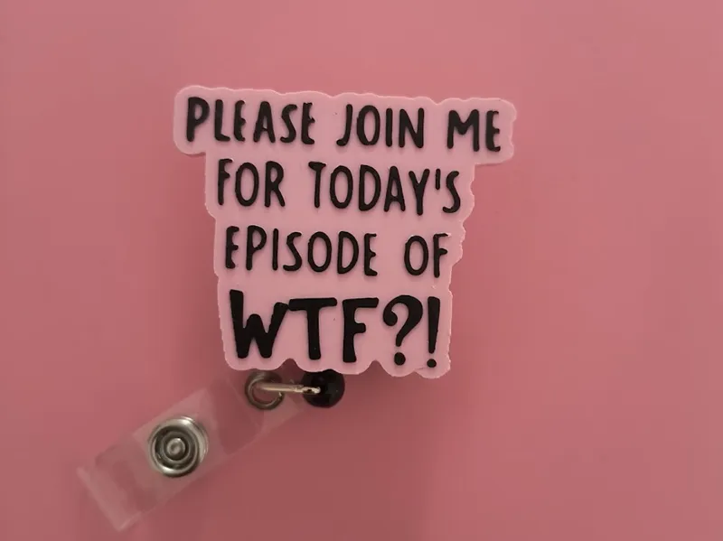 WTF Day Badge Reel Topper/Magnet