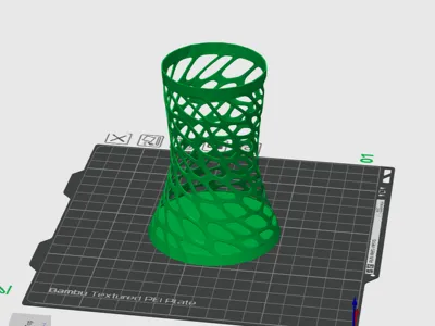 Voronoi Vase/Pen Holder