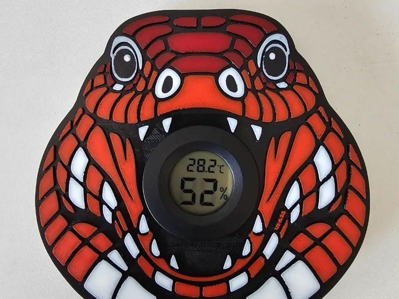 Red tegu combo-meter cover