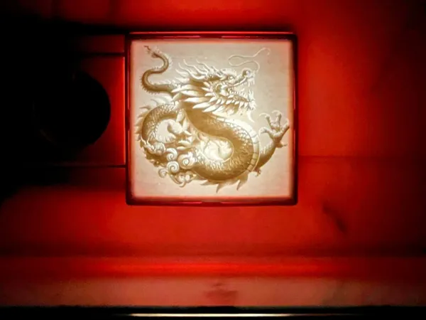 Veilleuse dragon pour lampe LED IKEA Mörkrädd