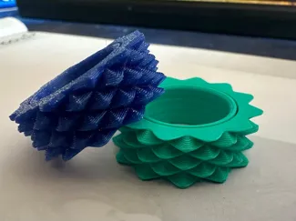 (Print in Place) Spiked Fidget Ring