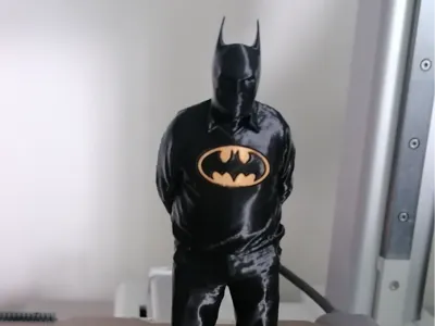 Colorable Logo Umarell Batman