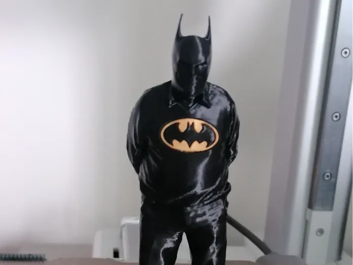 Umarell Batman con logo colorabile