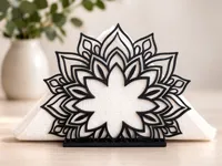 Range-serviettes mandala lotus — photo 1