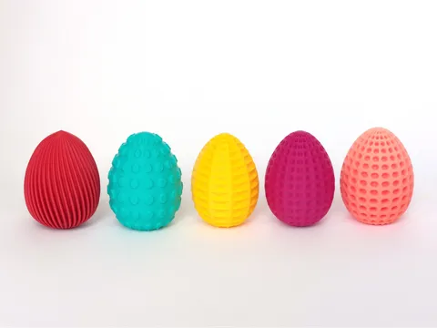 Textured eggs