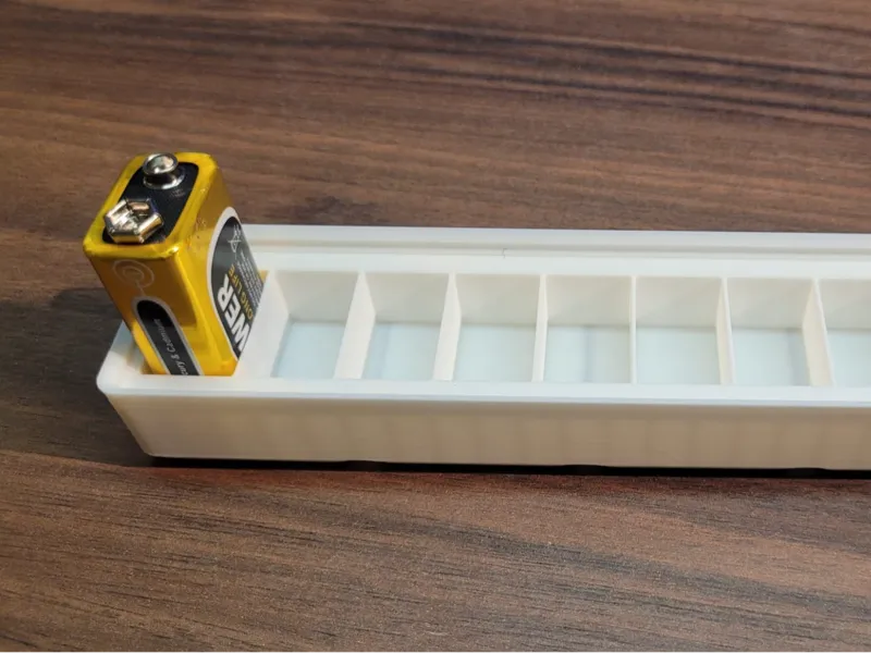 Gridfinity 9V Battery Storage